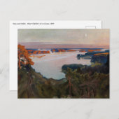 Albert Edelfelt - Blick über Haikko Postkarte (Vorne/Hinten)