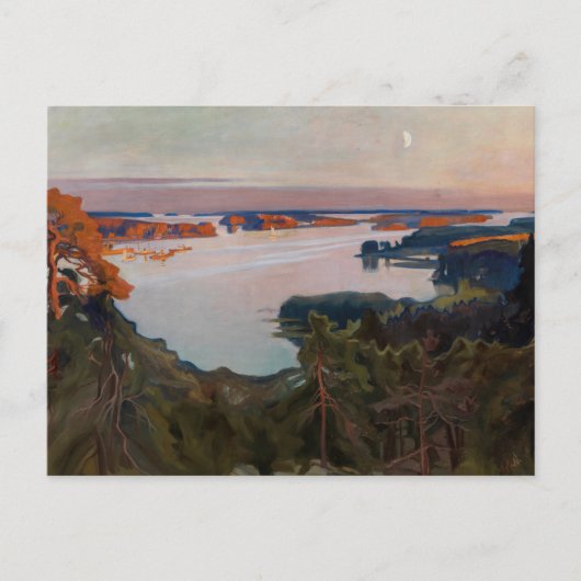 Albert Edelfelt - Blick über Haikko Postkarte (Vorderseite)