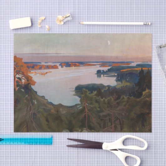 Albert Edelfelt - Blick über Haikko Seidenpapier (Handwerk)