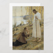 Albert Edelfelt - Christus und Maria Magdalene Einladung (Vorne/Hinten)