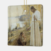 Albert Edelfelt - Christus und Maria Magdalene Keramikornament (Links)