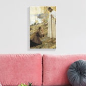 Albert Edelfelt - Christus und Maria Magdalene Leinwanddruck (Insitu (Wohnzimmer))