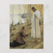 Albert Edelfelt - Christus und Maria Magdalene Postkarte (Vorderseite)