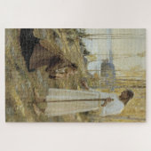 Albert Edelfelt - Christus und Maria Magdalene Puzzle (Horizontal)