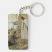 Albert Edelfelt - Christus und Maria Magdalene Schlüsselanhänger (Rückseite)