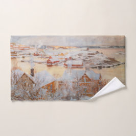 Albert Edelfelt - Dezember Day Badhandtuch Set