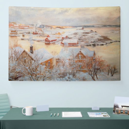 Albert Edelfelt - Dezember Day Banner (Messe)