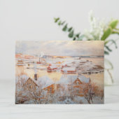 Albert Edelfelt - Dezember Day Dankeskarte (Stehend Vorderseite)