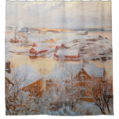 Albert Edelfelt - Dezember Day Duschvorhang (Vorderseite)