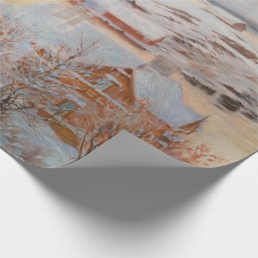 Albert Edelfelt - Dezember Day Geschenkpapier (Ecke)