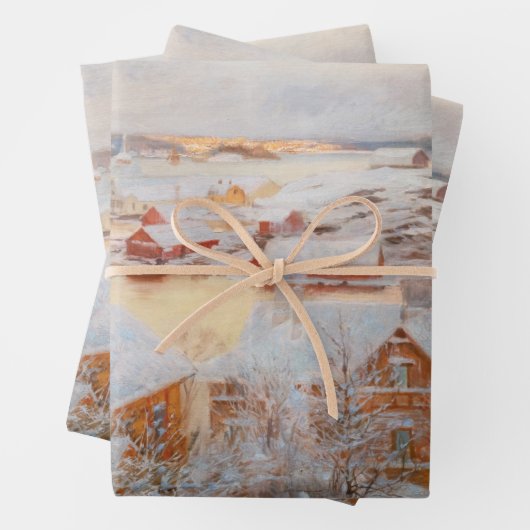 Albert Edelfelt - Dezember Day Geschenkpapier Set (Beispiel)