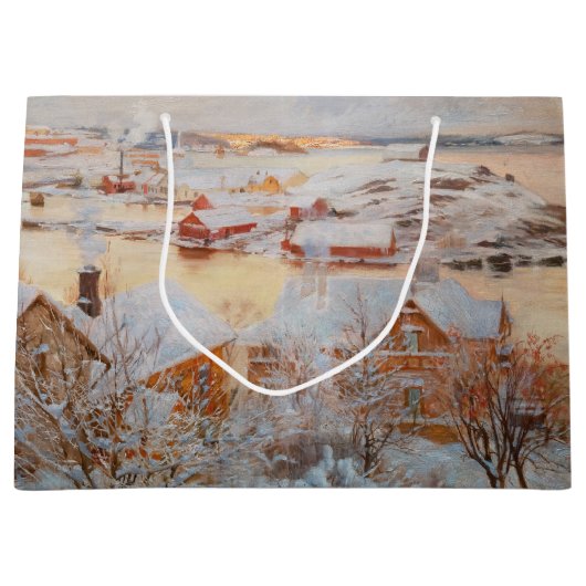 Albert Edelfelt - Dezember Day Große Geschenktüte (Vorderseite)