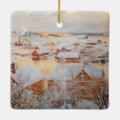 Albert Edelfelt - Dezember Day Keramikornament (Rückseite)