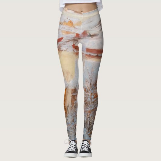 Albert Edelfelt - Dezember Day Leggings (Vorderseite)