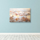 Albert Edelfelt - Dezember Day Leinwanddruck (Insitu (Holzboden))