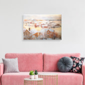 Albert Edelfelt - Dezember Day Leinwanddruck (Insitu (Wohnzimmer))