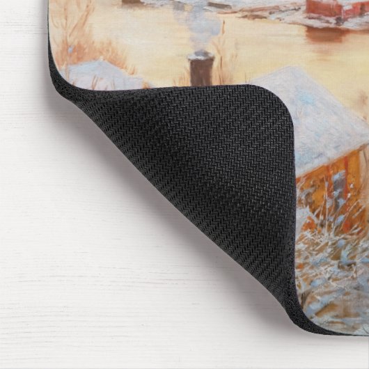 Albert Edelfelt - Dezember Day Mousepad (Ecke)