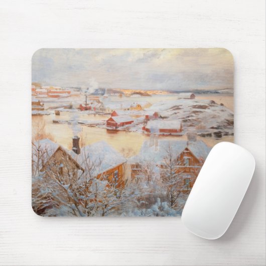 Albert Edelfelt - Dezember Day Mousepad (Mit Mouse)