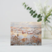 Albert Edelfelt - Dezember Day Postkarte (Stehend Vorderseite)