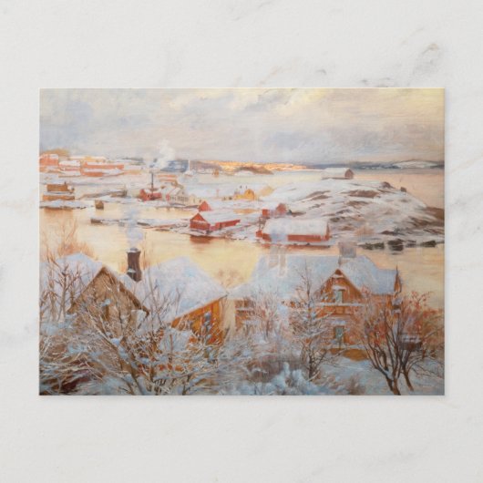 Albert Edelfelt - Dezember Day Postkarte (Vorderseite)