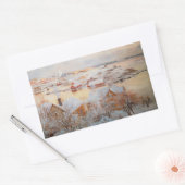 Albert Edelfelt - Dezember Day Rechteckiger Aufkleber (Umschlag)