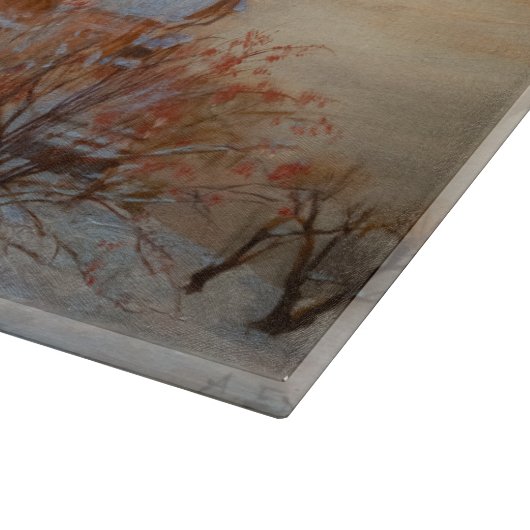 Albert Edelfelt - Dezember Day Schneidebrett (Ecke)