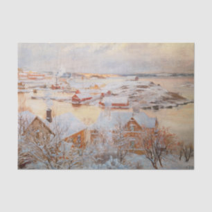 Albert Edelfelt - Dezember Day Seidenpapier