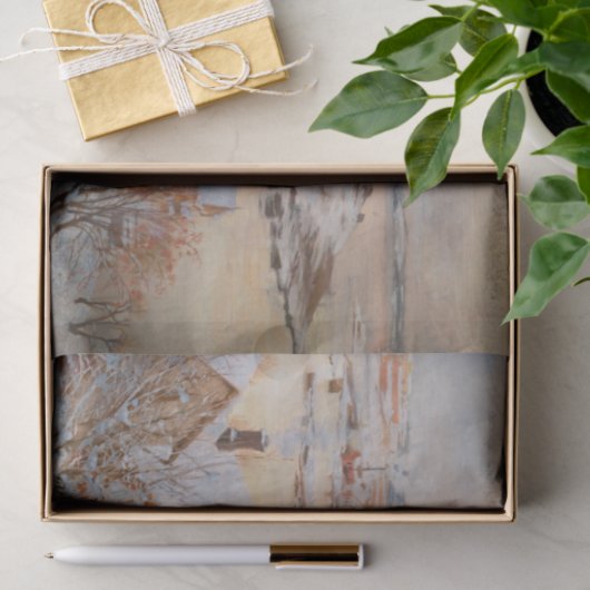 Albert Edelfelt - Dezember Day Seidenpapier (Geschenk)