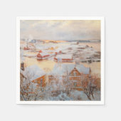 Albert Edelfelt - Dezember Day Serviette (Vorderseite)