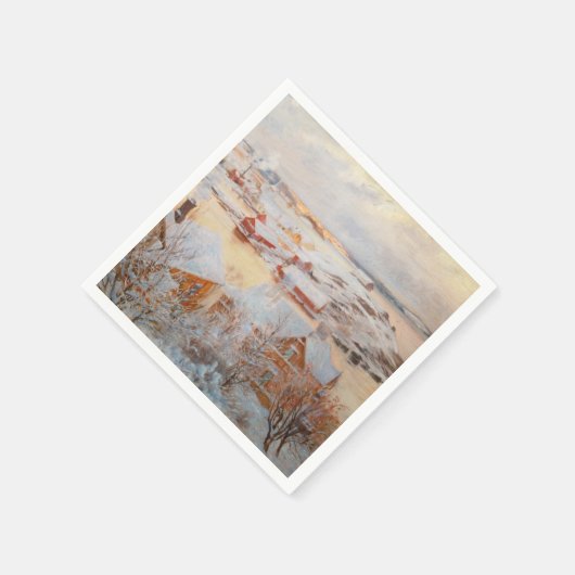 Albert Edelfelt - Dezember Day Serviette (Ecke)