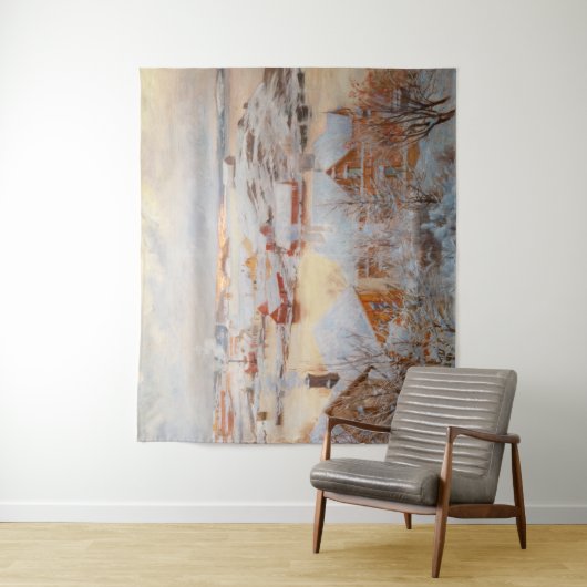 Albert Edelfelt - Dezember Day Wandteppich (Beispiel)