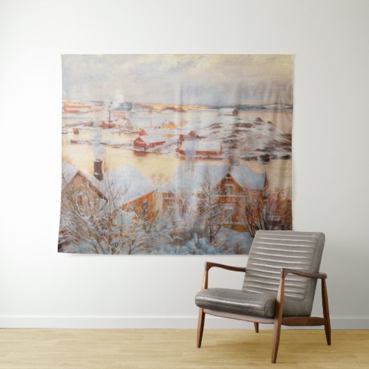 Albert Edelfelt - Dezember Day Wandteppich (Beispiel (Horizontal))