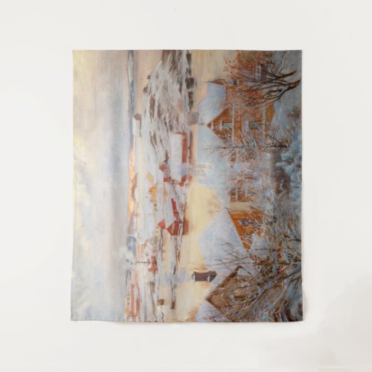 Albert Edelfelt - Dezember Day Wandteppich (Vorderseite)