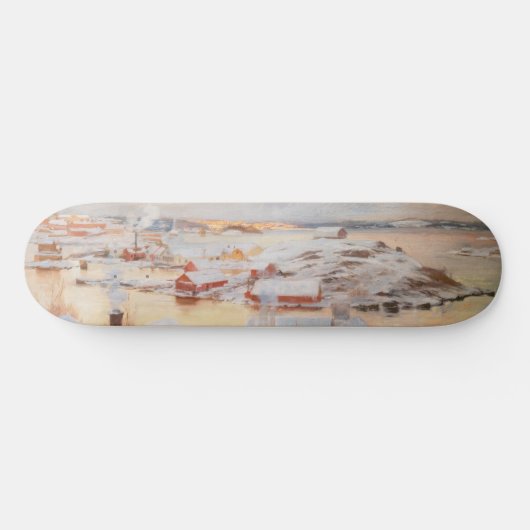 Albert Edelfelt - Dezembertag Skateboard (Horizontal)