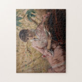 Albert Edelfelt - Die lesende Pariserin Puzzle (Vertikal)