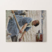 Albert Edelfelt - Die Milchfrau Puzzle (Horizontal)