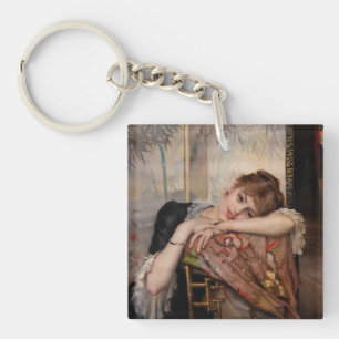 Albert Edelfelt - Die Pariserin / Virginie Schlüsselanhänger