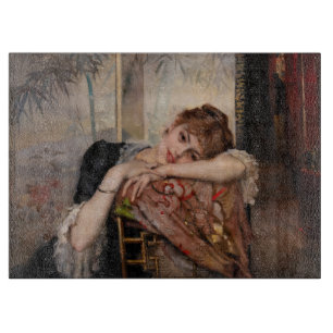 Albert Edelfelt - Die Pariserin / Virginie Schneidebrett