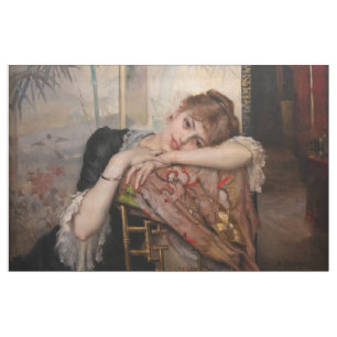 Albert Edelfelt - Die Pariserin / Virginie Stoff