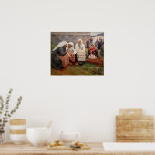 Albert Edelfelt - Frauen außerhalb der Kirche Poster (Küche)