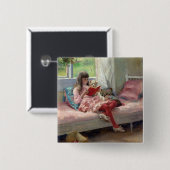 Albert Edelfelt - Gute Freunde Button (Vorne & Hinten)