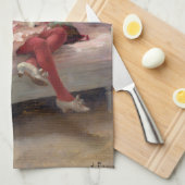 Albert Edelfelt - Gute Freunde Geschirrtuch (Viertel Falte)