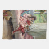 Albert Edelfelt - Gute Freunde Geschirrtuch (Horizontal)