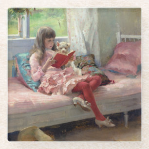 Albert Edelfelt - Gute Freunde Glasuntersetzer