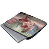 Albert Edelfelt - Gute Freunde Laptopschutzhülle (Vorne Knopf)