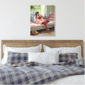 Albert Edelfelt - Gute Freunde Leinwanddruck (Insitu (Schlafzimmer))