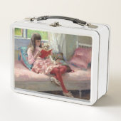 Albert Edelfelt - Gute Freunde Metall Brotdose (Vorderseite)