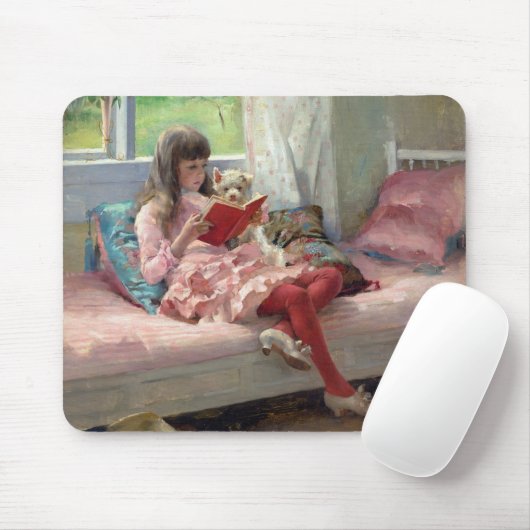 Albert Edelfelt - Gute Freunde Mousepad (Mit Mouse)