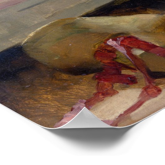 Albert Edelfelt - Gute Freunde Poster (Ecke)