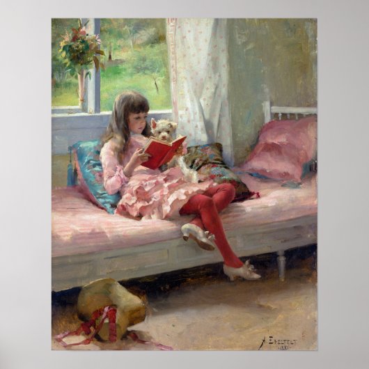 Albert Edelfelt - Gute Freunde Poster (Vorne)